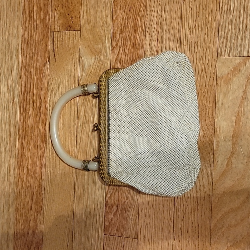Vintage mesh whiting and davis Co. Bag